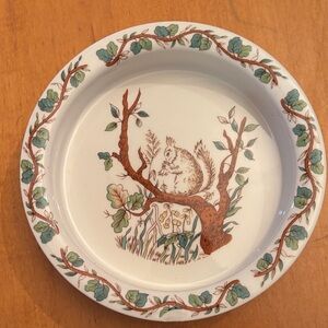 Tiffany & Co. Squirrel Design Plate